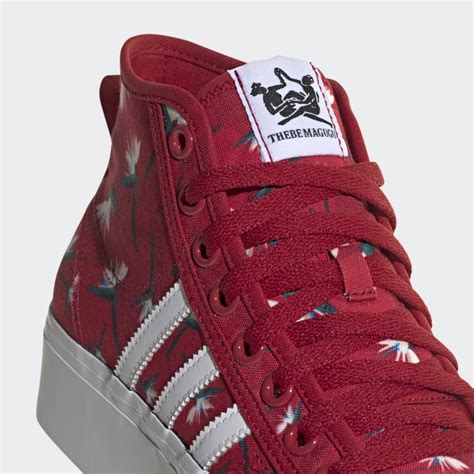 adidas originals nizza w sneakers bloemenprint|adidas Originals Women's Nizza Platform Mid Sneaker.